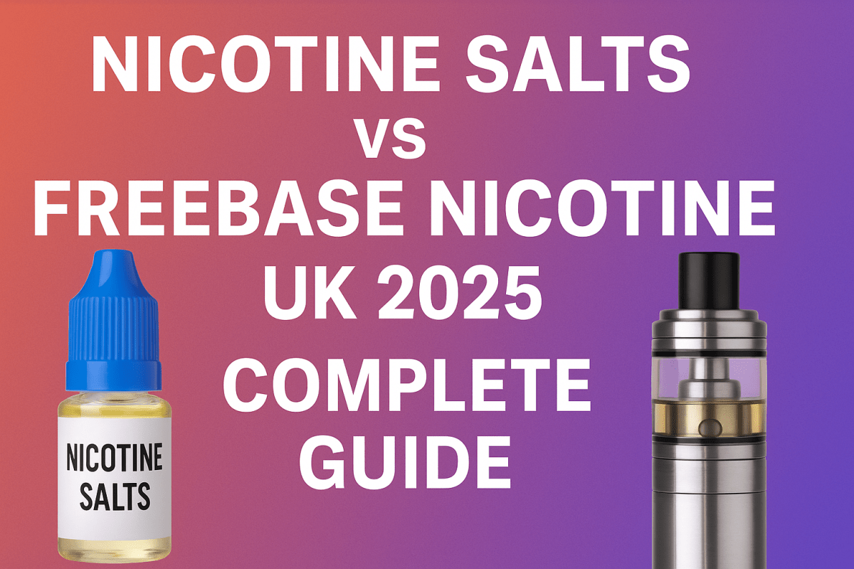 Nicotine Salts vs Freebase Nicotine UK 2025 – Which Should You Choose?