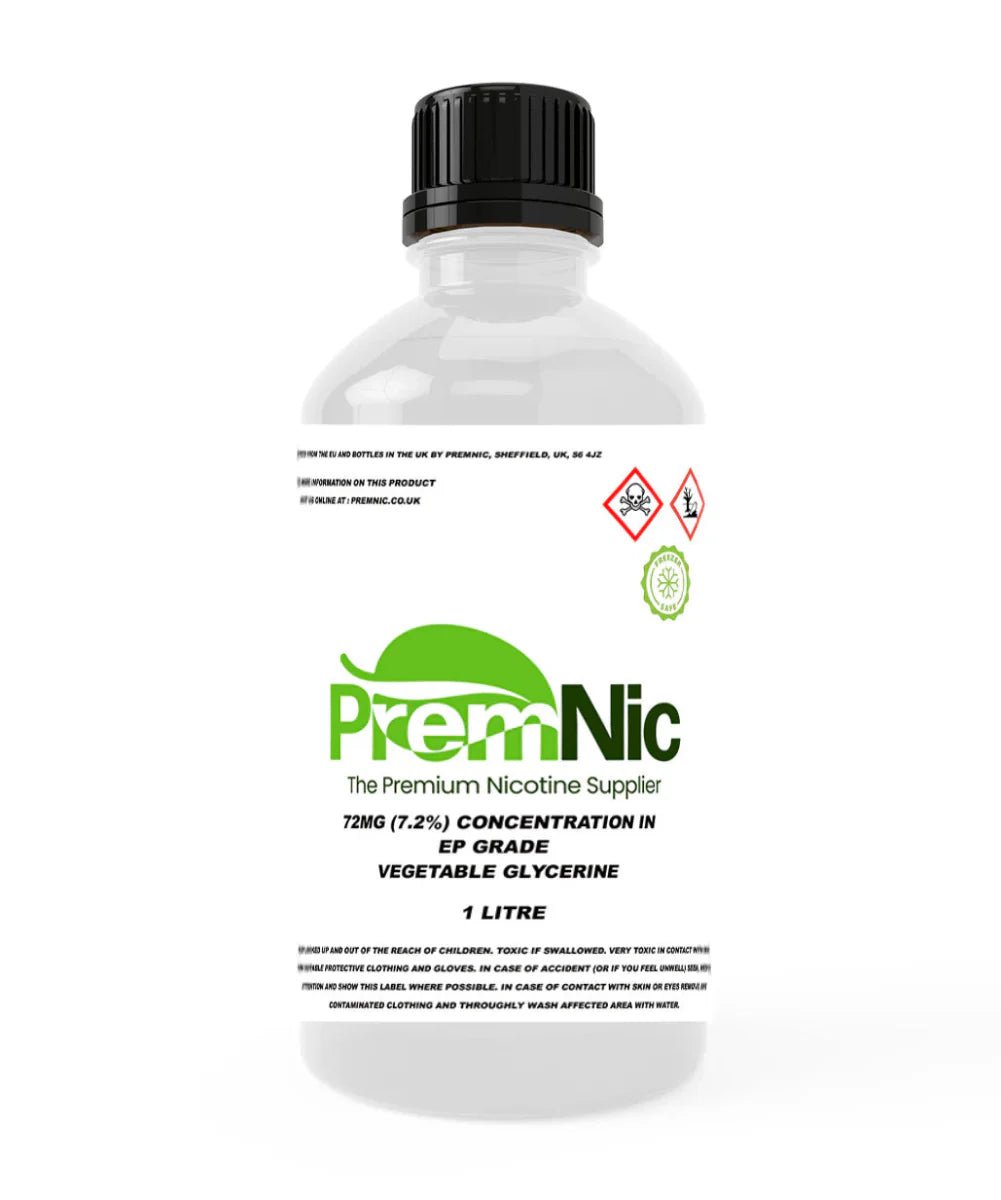 1 Litre 72 mg Freebase Nicotine | DIY Base | Mister Vape 1 Litre 72 mg Freebase Nicotine | DIY Base | Mister Vape