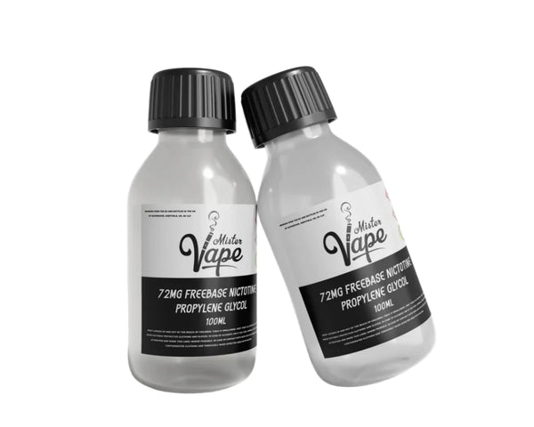 100ml 72mg Nicotine Freebase - Mister Vape