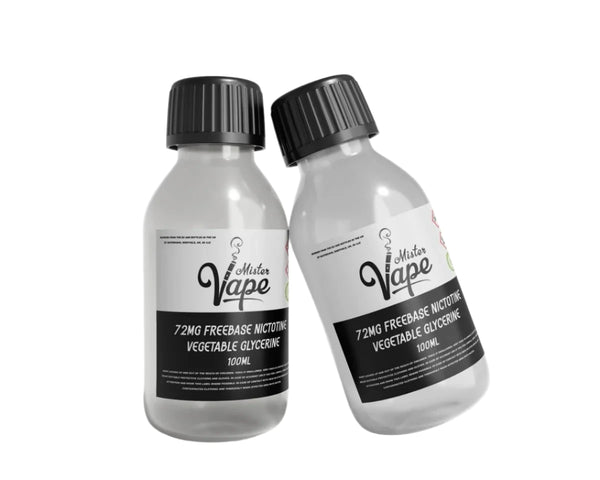 100ml 72mg Nicotine Freebase - Mister Vape