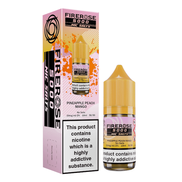 Elux Firerose 5000 Nic Salt - Pineapple Peach Mango - 10ml - Mister Vape
