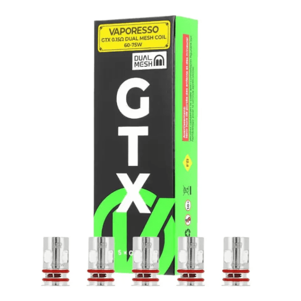 Vaporesso GTX Dual Mesh Coils - 5PK - Mister Vape