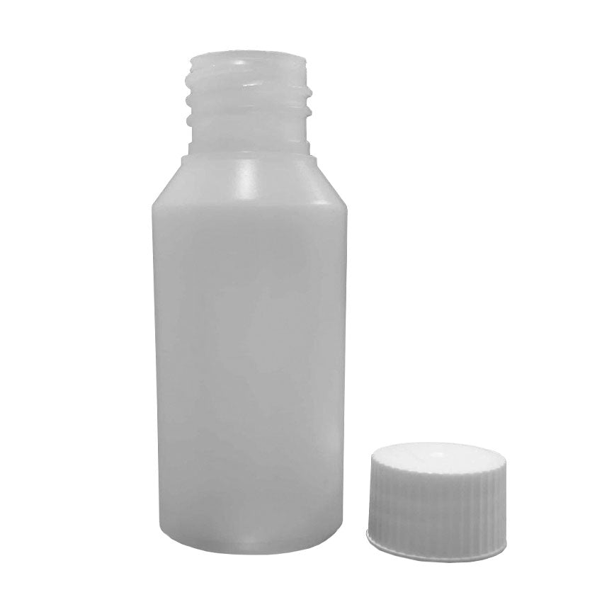 100ml HDPE E-Liquid Bottle with White Cap - Mister Vape