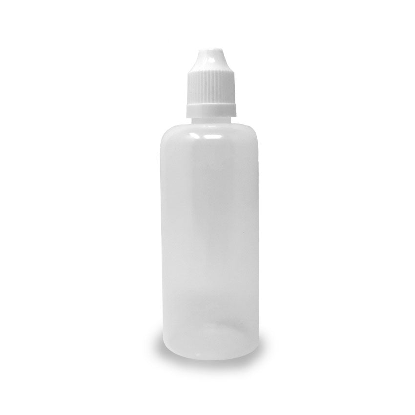 100ml LDPE E-Liquid Bottle with White Cap - Mister Vape