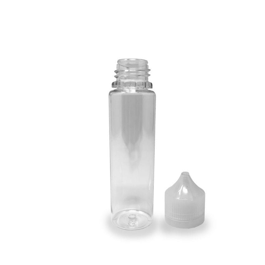60ml PET Shortfill Bottle with Clear Cap - Mister Vape