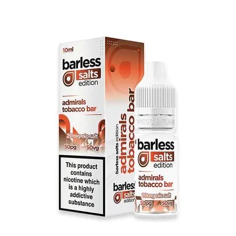 Admiral Tobacco Bar E Liquid By Barless Salts Edition 10ml