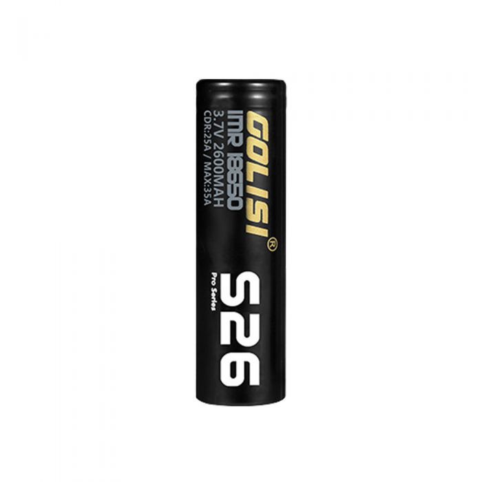 Golisi S26 18650 2600mAh Battery - Mister Vape