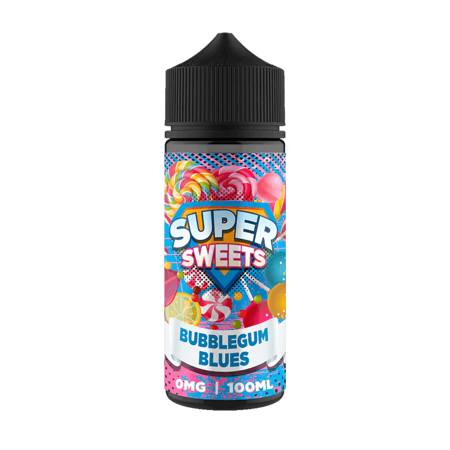 Bubblegum Blues Shorfill E-Liquid by Super Sweets 100ml Review - Mister Vape