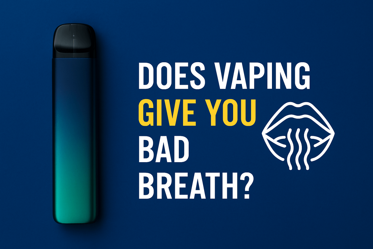 Does Vaping Give You Bad Breath? Causes, Prevention & Tips | Mister Vape UK Does Vaping Give You Bad Breath? Causes, Prevention & Tips | Mister Vape UK