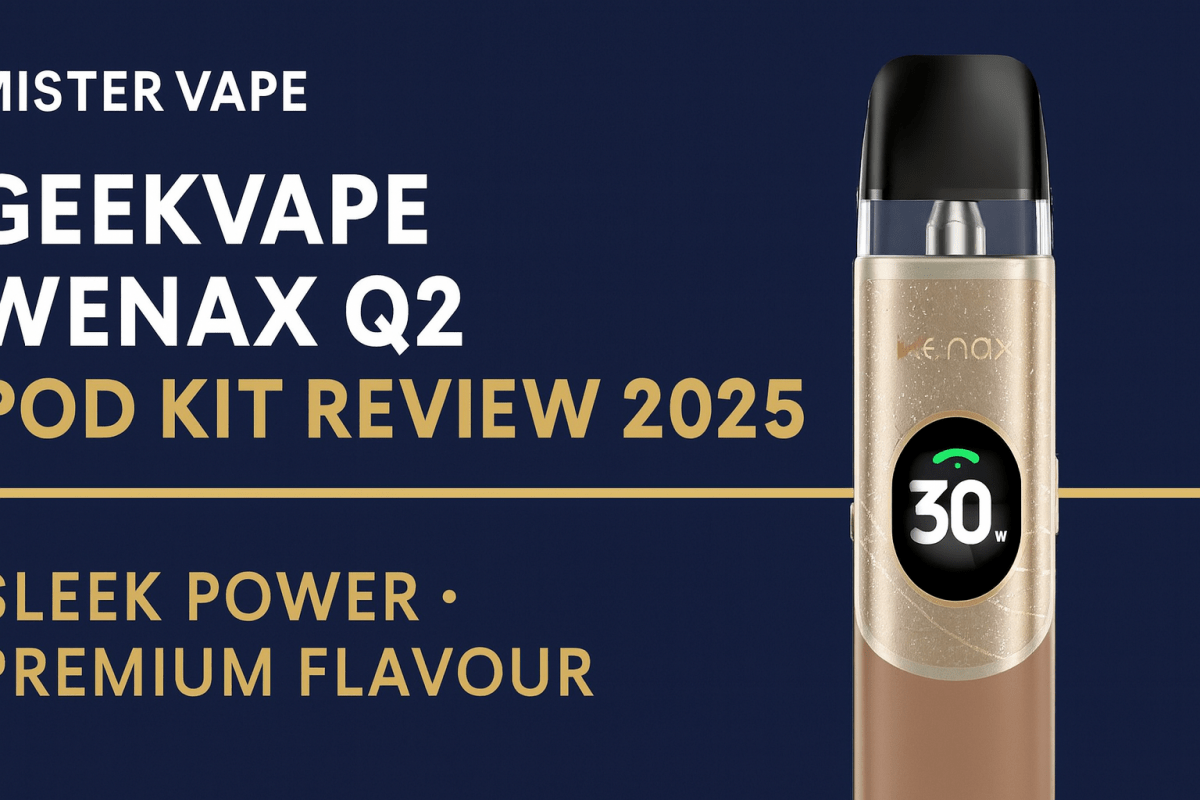 GeekVape Wenax Q2 Pod Kit Review 2025 — Sleek Power Meets Premium Flavour
