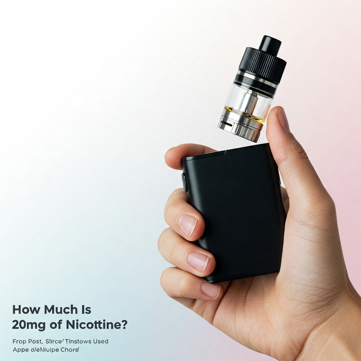 How Much is 20mg of Nicotine? A UK Vaper's Guide