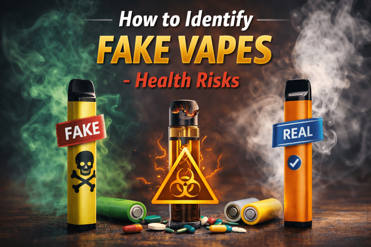 How to Identify Fake Vapes – Health Risks