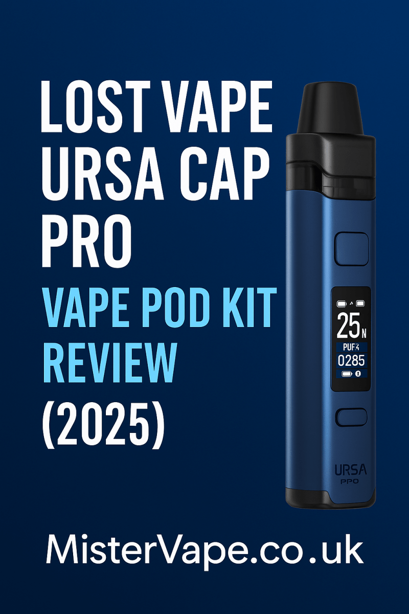 Lost Vape Ursa Cap Pro Review UK (2025) — The Ultimate Pod Vape Kit