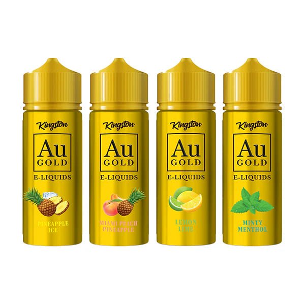 0mg AU Gold By Kingston 100ml Shortfill E - liquid (70VG/30PG) - Mister Vape