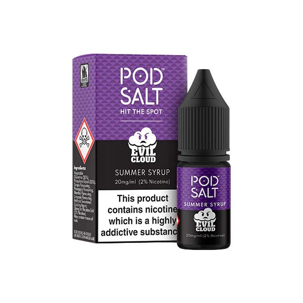 11mg Pod Salt Fusions 10ml Nic Salt (50VG/50PG) - Mister Vape