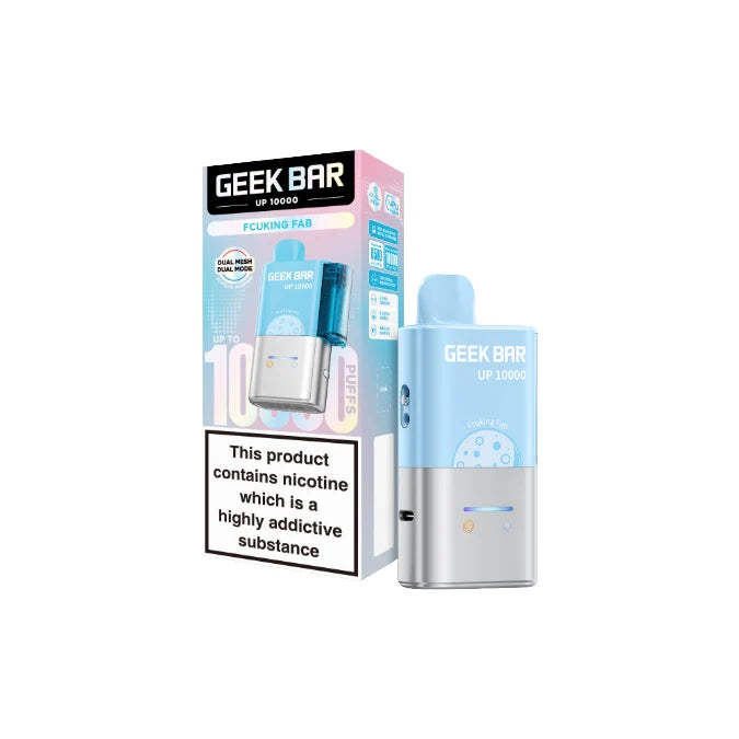 Geek Bar UP 10000 Prefilled Pod Vape Kit | 20mg | 10,000 Puffs  Mister Vape
