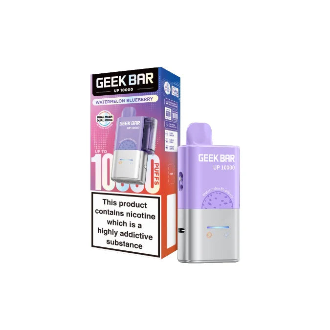 Geek Bar UP 10000 Prefilled Pod Vape Kit | 20mg | 10,000 Puffs Mister Vape Geek Bar UP 10000 Prefilled Pod Vape Kit | 20mg | 10,000 Puffs Mister Vape