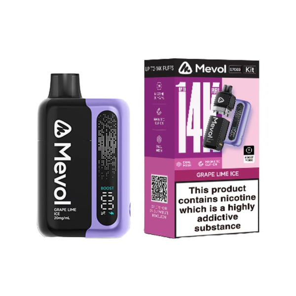 20mg Mevol S7000 Prefilled Pod Vape Kit 14k puffs - Mister Vape