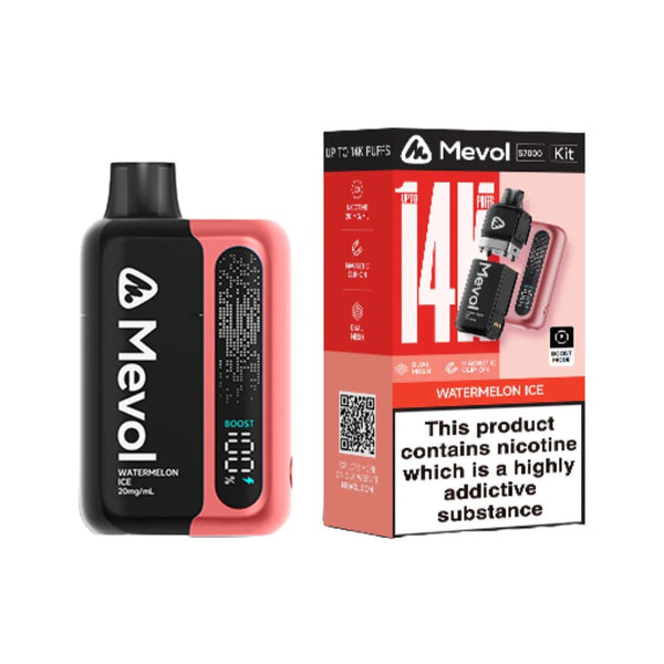 20mg Mevol S7000 Prefilled Pod Vape Kit 14k puffs - Mister Vape