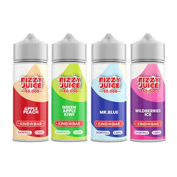 Fizzy Juice King Bar 100ml Shortfill 0mg (70VG/30PG) - Mister Vape