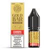 Gold Bar Nic Salt - Strawberry Watermelon - 10ml - Mister Vape