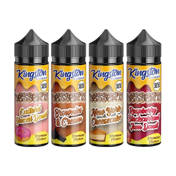 Kingston Desserts 120ml Shortfill 0mg (50VG/50PG) - Mister Vape