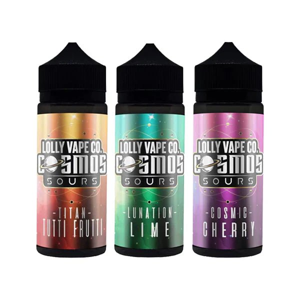 Lolly Vape Co Cosmos Sours 100ml Shortfill 0mg (80VG/20PG) - Mister Vape