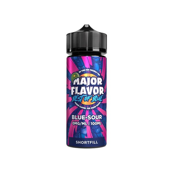 Major Flavour Best Of Blue 100ml Shortfill 0mg (70VG/30PG) - Mister Vape
