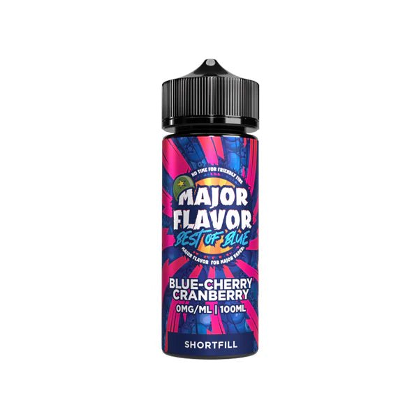Major Flavour Best Of Blue 100ml Shortfill 0mg (70VG/30PG) - Mister Vape