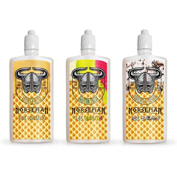 Norsemen 100ml Shortfill Flask Ice - creams 0mg (70VG/30PG) - Mister Vape