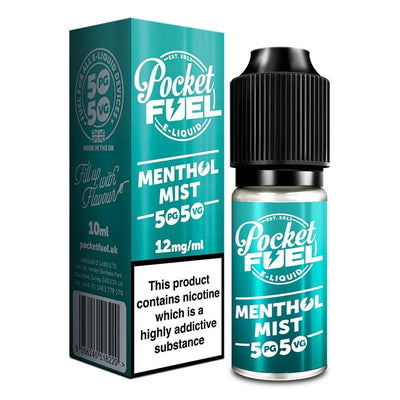 Pocket Fuel 50/50 E - Liquid - Menthol Mist - 10ml - Mister Vape