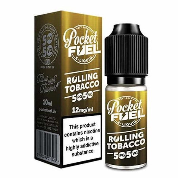 Pocket Fuel 50/50 E - Liquid - Rolling Tobacco - 10ml - Mister Vape