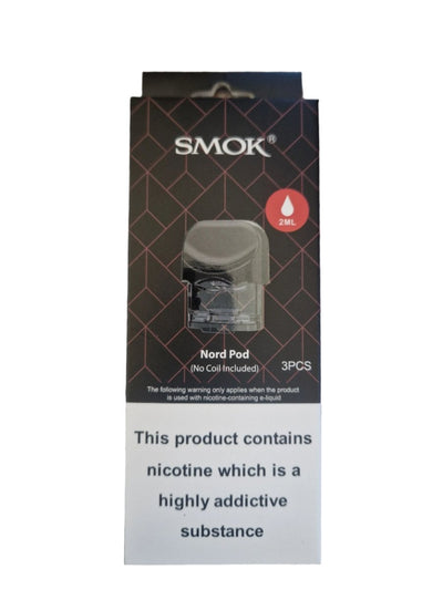 Smok Nord Pod - 2ml - 3 Pack - Clearance - Mister Vape