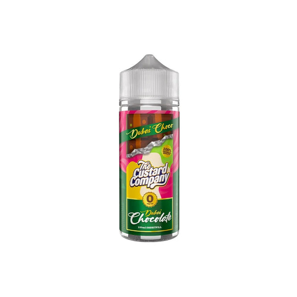 The Custard Company Dubai Chocolate 120ml Shortfill (70VG/30PG) - Mister Vape