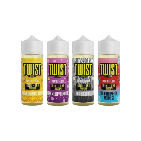Twist E - liquids 100ml Shortfill (70VP/30PG) - Mister Vape
