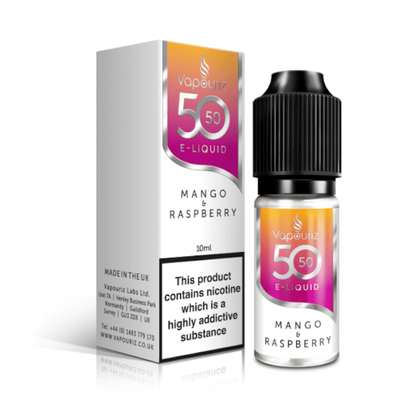 Vapouriz 50/50 E - Liquid - Mango & Raspberry - 10ml - Mister Vape