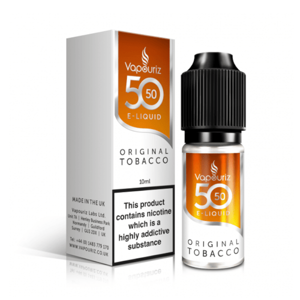 Vapouriz 50/50 E - Liquid - Original Tobacco - 10ml - Mister Vape