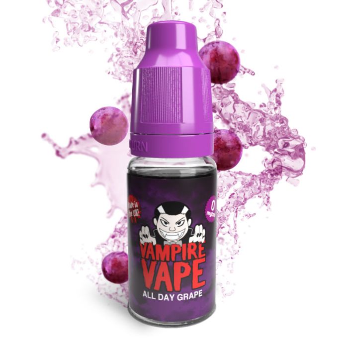 All Day Grape 10ml E-Liquid by Vampire Vape - Mister Vape