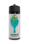 Blue 0mg 100ml Shortfill E-Liquid by Unreal Raspberry - Mister Vape