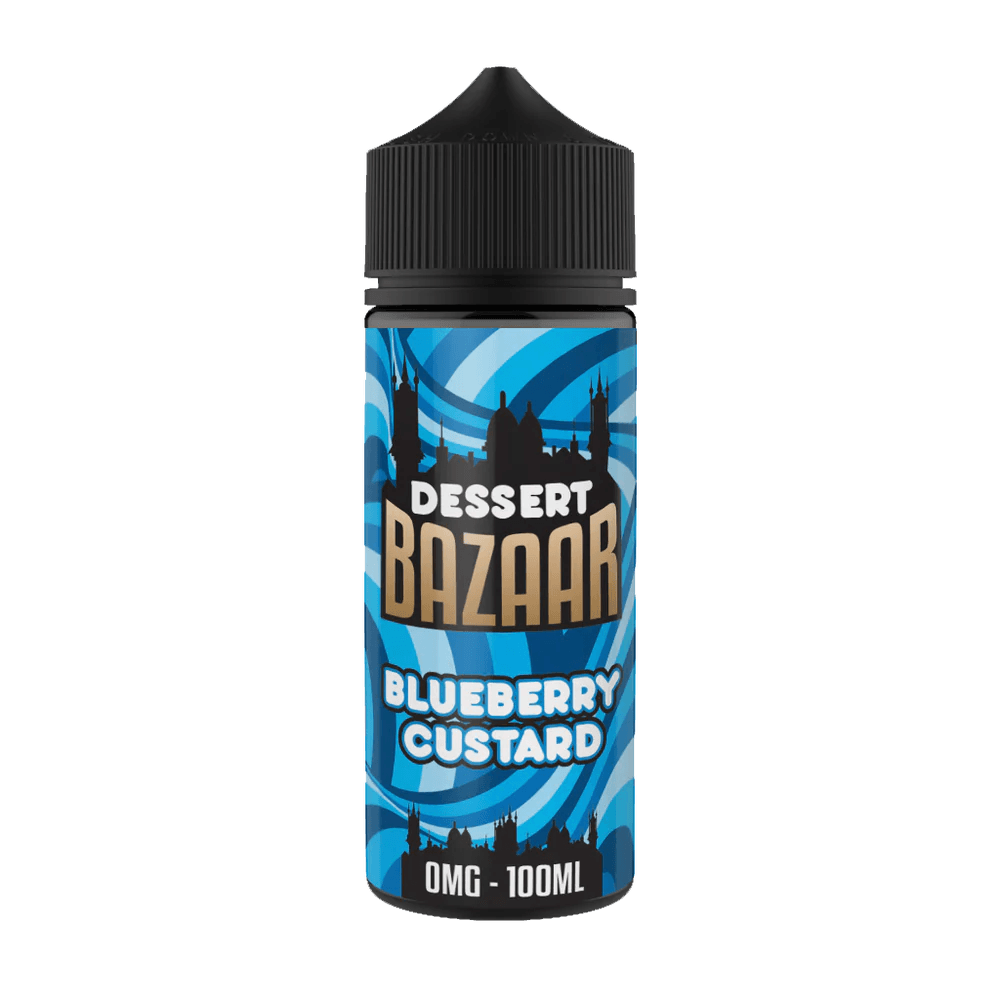 Blueberry Custard Shortfill E-Liquid by Bazaar 100ml - Mister Vape
