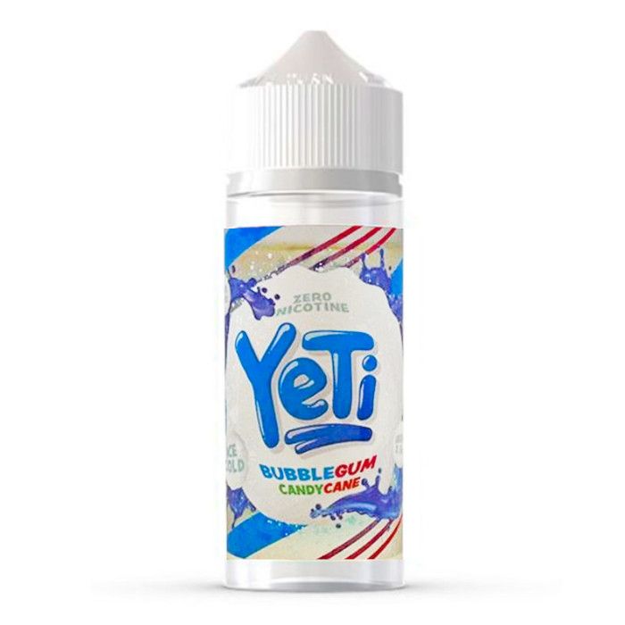 Bubblegum Candy Cane Shortfill E-Liquid by Yeti 100ml - Mister Vape