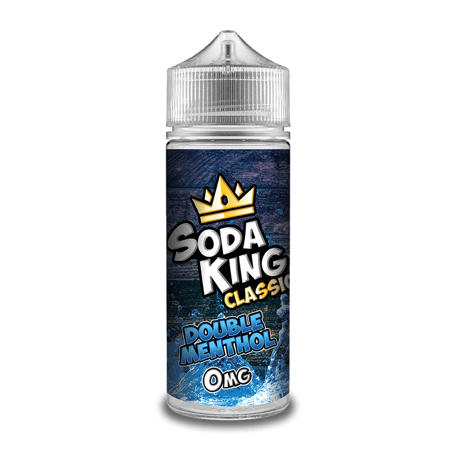 Double Menthol Shorfill E-Liquid by Soda King Classics - 100ml - Mister Vape