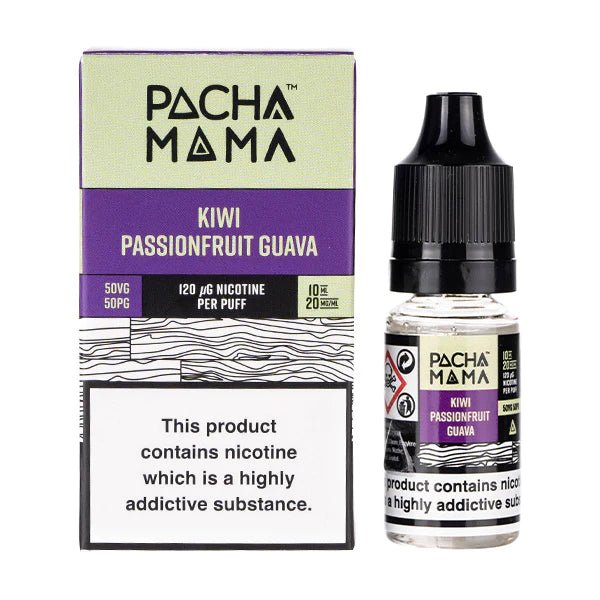 Kiwi Passionfruit Guava 10ml Nic Salt E-Liquid by Pacha Mama - Mister Vape