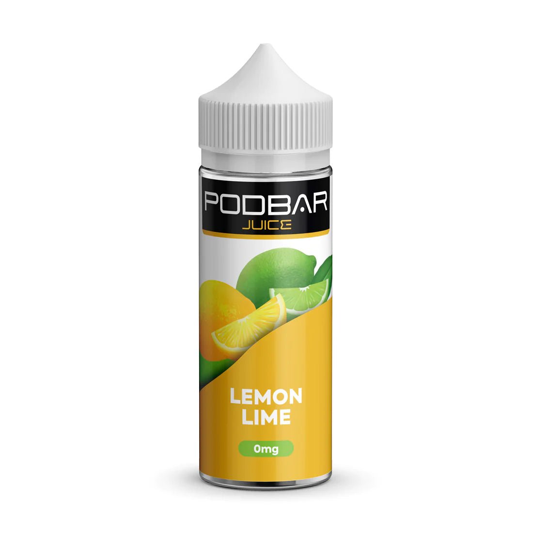 Lemon Lime Shortfill E-Liquid by Podbar Juice 100ml - Mister Vape