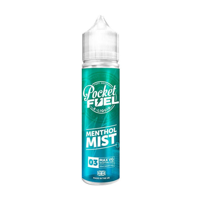 Menthol Mist Shortfill E-liquid by Pocket Fuel 50ml - Mister Vape