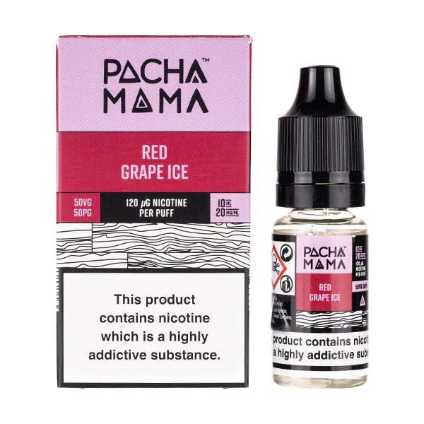 Red Grape Ice 10ml Nic Salt E-Liquid by Pacha Mama - Mister Vape