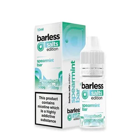 Spearmint Bar E-Liquid By Barless Salts Edition 10ml - Mister Vape