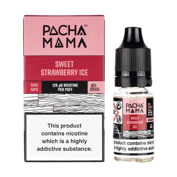 Sweet Strawberry Ice 10ml Nic Salt E-Liquid by Pacha Mama - Mister Vape